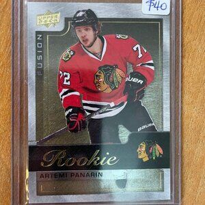 2015-16 UD Fusion Rookie Achievement Gold #R5 Artemi Panarin Chicago Blackhawks